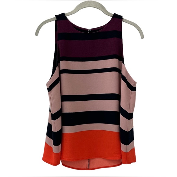 ✨ CLEAR OUT SALE ✨ Ann Taylor Striped Sleeveless Blouse - Picture 3 of 7